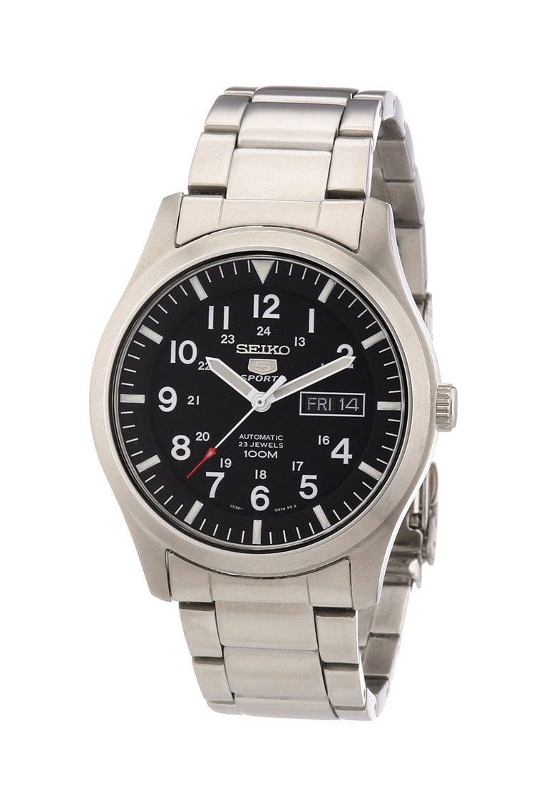 Seiko Ceas argintiu 5 Sports