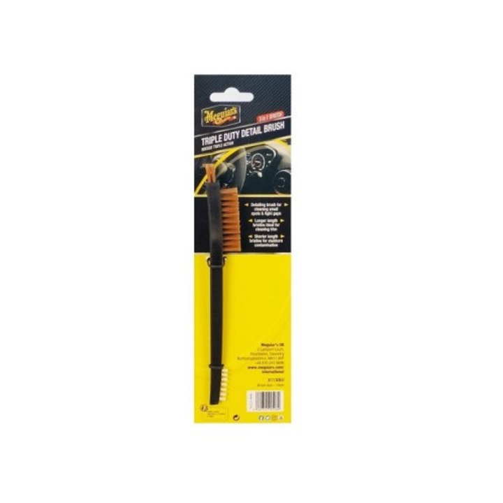 Perie detailing interior Meguiar's Triple Duty Detail Brush