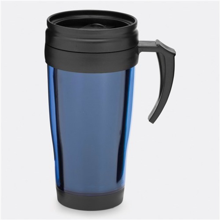 Cana Bremen Warm Up, pereti dubli, albastru metalizat, 400 ml