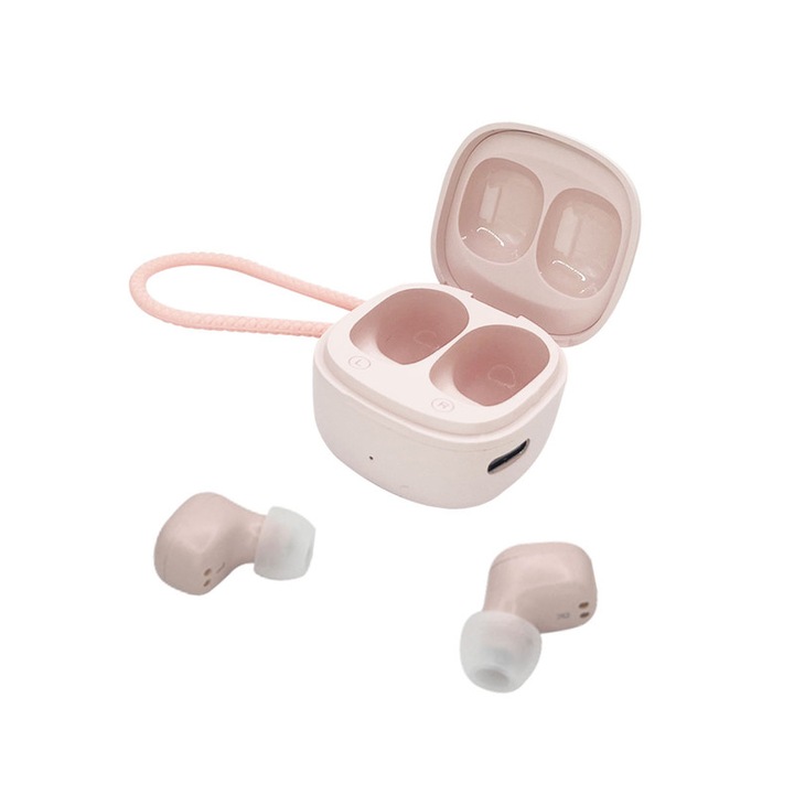 Casti Bluetooth in-ear, Wireless, Roz