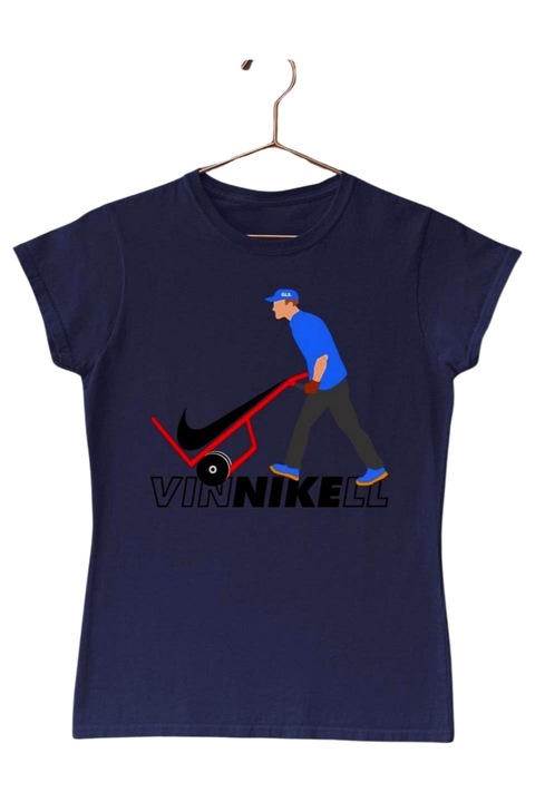 Vinnikell gls vicces női póló, Sötétkék