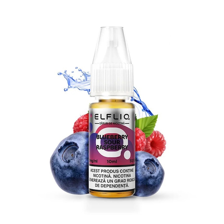 Lichid Tigara Electronica Elf Bar ELFLIQ - Blueberry Sour Raspberry 20mg 10ml