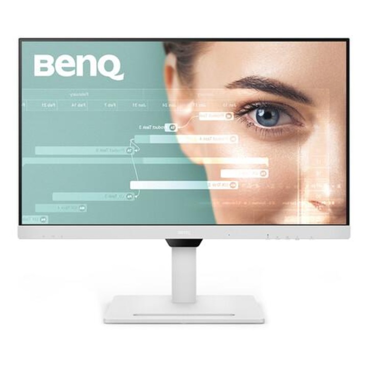 Monitor LED BenQ GW2790QT, 27", QHD (2560x1440), IPS, 75Hz, Eye-Care, 5ms, Flicker-free, Low Blue Light Plus, Brightness Intelligence Gen2 (B.I. Gen2), HDMI, DisplayPort, Difuzoare 2x2W, Pivot, Alb