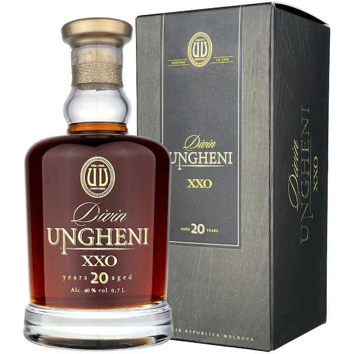 Vinars Divin Ungheni 20 ani, XXO, 40%, 0.7l + Gift Box