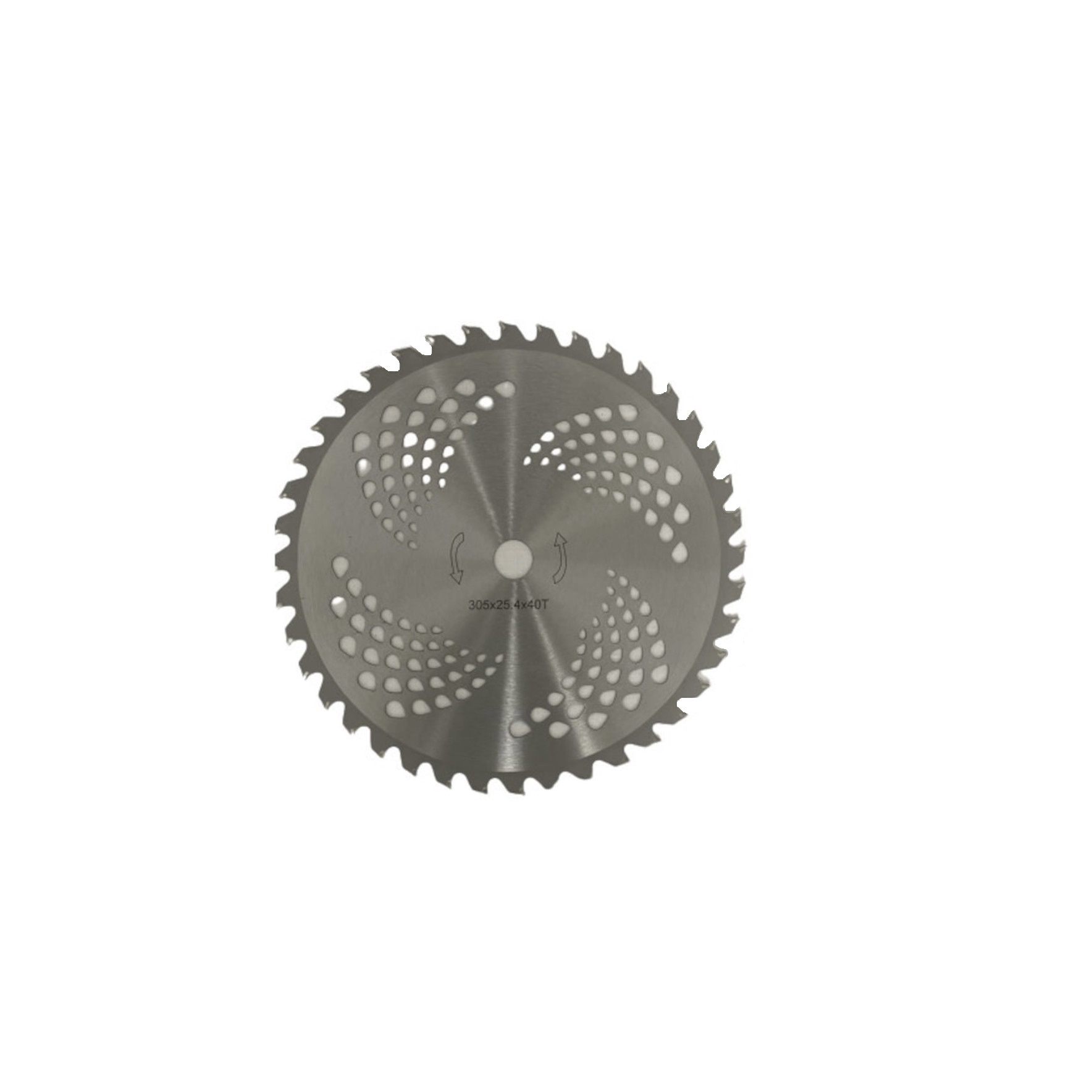 Disc motocoasa drept pentru iarba cu dinti vidia, 305 x 25.4 x 40T