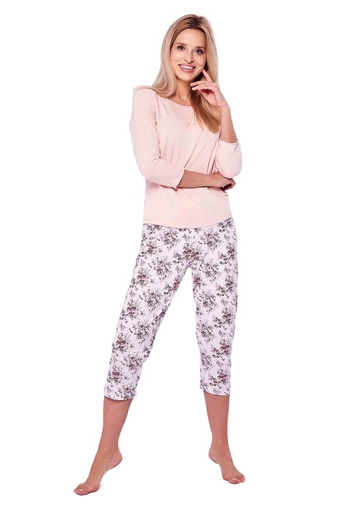 Pijamale dama Taro 2966, multicolor, marime L