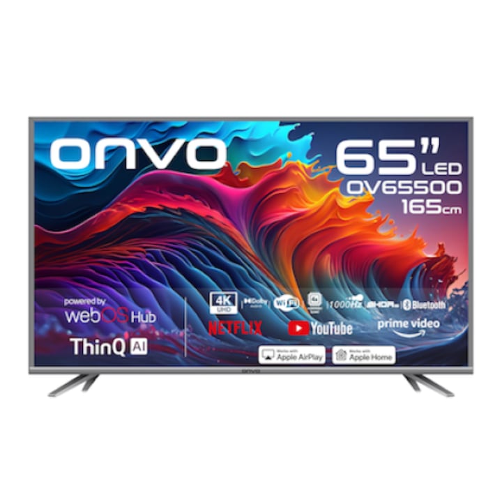 Телевизор Onvo Smart TV WEBOS, 65" (165cm), 4K UHD
