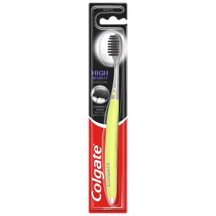 Colgate High Density Compact Black fogkefe, 1 db