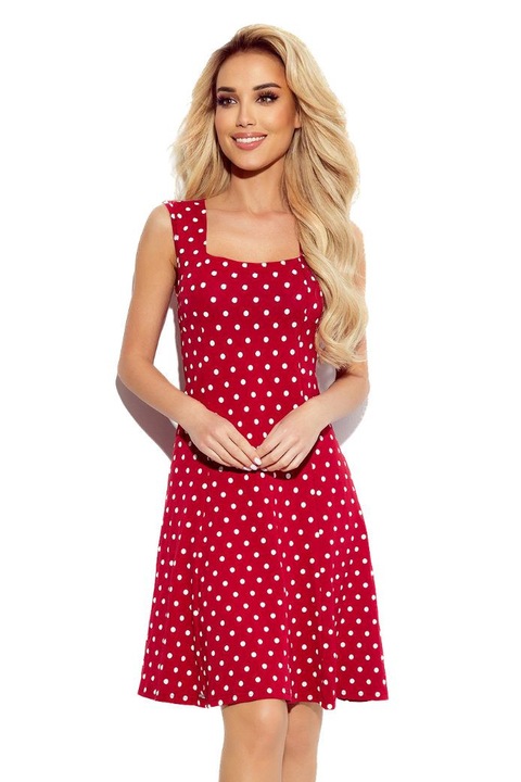 Дамска мини рокля, Numoco, Stella, бордо, Бордо, L