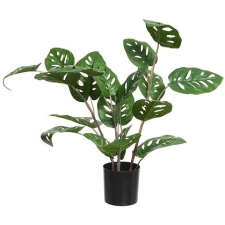 Planta artificiala Monstera Kaemingk, verde, 45x45,7cm, set