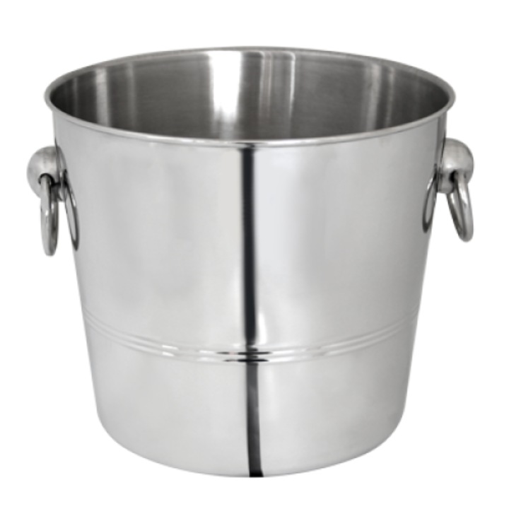 Decantor de sampanie HORECANO, otel inoxidabil, inele si canturi, O24xh21,5cm, 8L