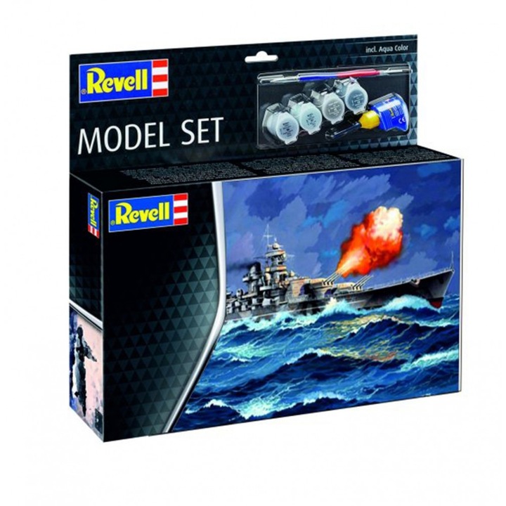 Комплект за сглобяване, Revell, Боен кораб Гнайзенау, 48 части