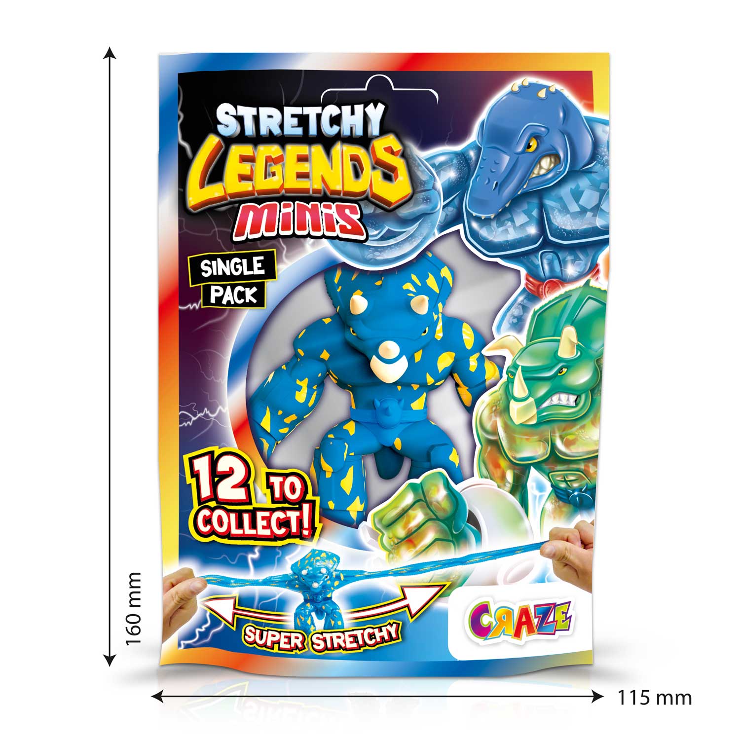 Figurina de colectie, Craze, Stretchy Legends, Minis - eMAG.ro