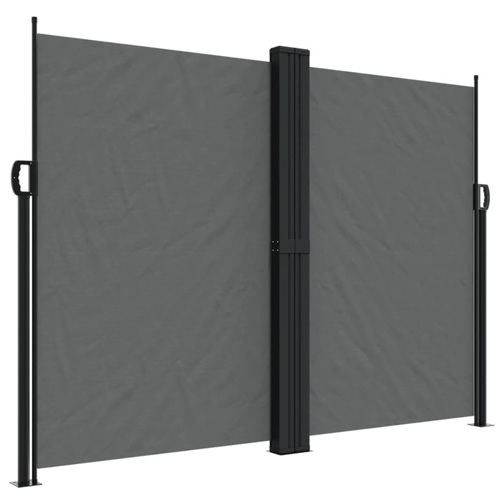 Copertina laterala retractabila vidaXL, antracit, 180x600 cm, 14.1 kg