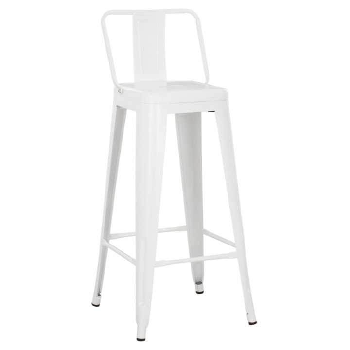 Бар стол DK STYLE Relik, Бял, 43x43x76/100cm
