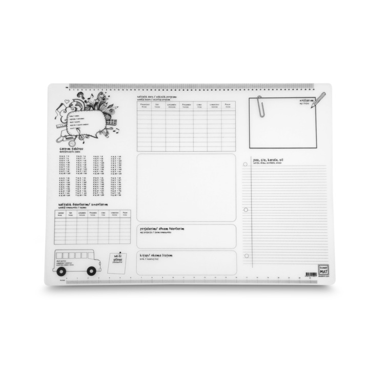 Plansa Funny Mat - MY DESK, 68X48 cm