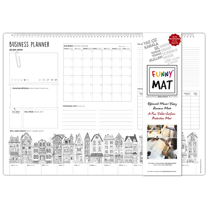 Plansa Funny Mat - BUSINESS PLANER, 48x33.5 cm