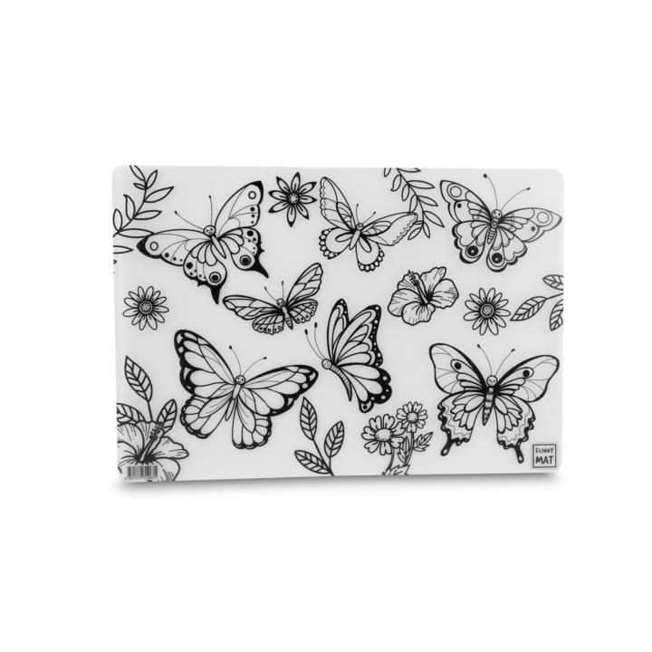 Страница за оцветяване Funny Mat, Пеперуди, 48x33,5 см