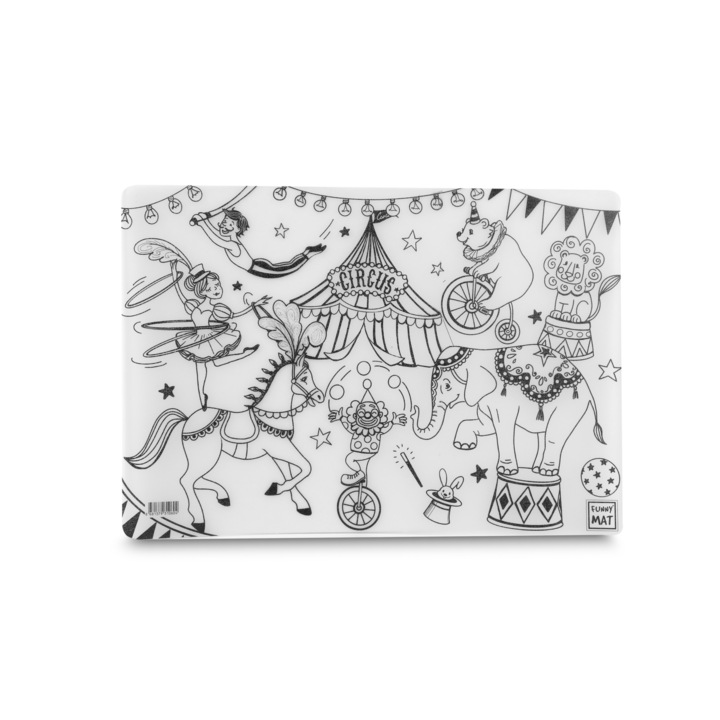 Plansa Funny Mat - CIRCUS, 48x33.5 cm