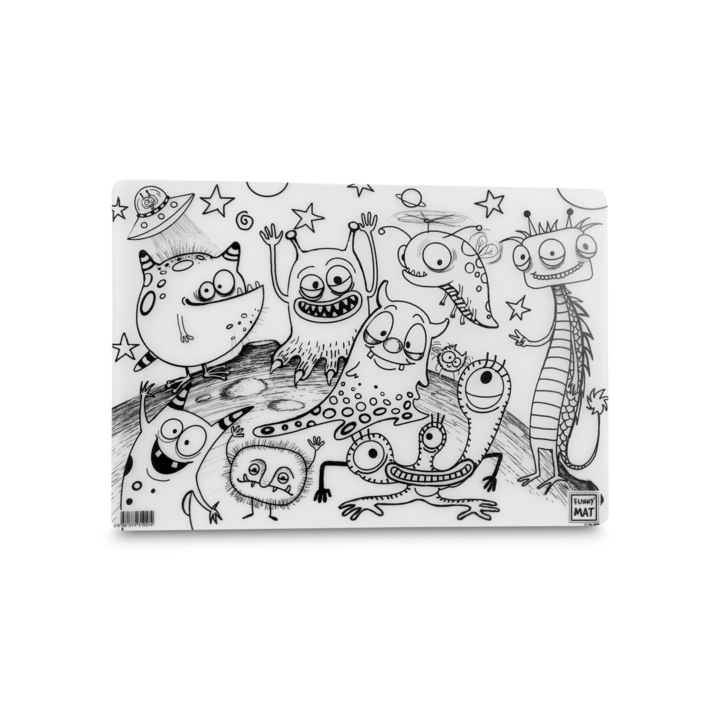 Plansa Funny Mat - ALIENS, 48x33.5 cm