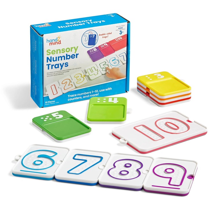 Hand2Mind oktatójáték, Szenzoros táblák, számok