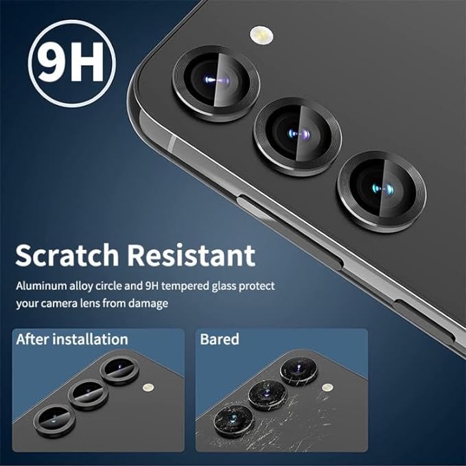 Folie protectie camera pentru Samsung Galaxy A14/A24/A34, Negru