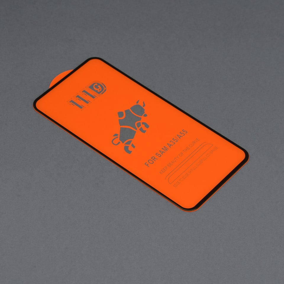 Folie sticla pentru Samsung Galaxy A35 5G / A55 5G, full glue, SKYDDAR 9H - Negru