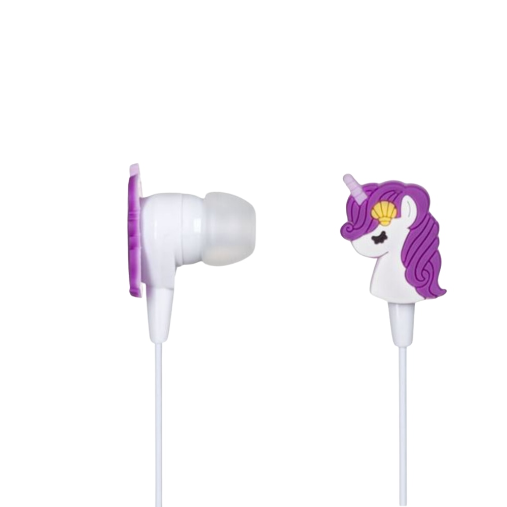 Casti audio tip dop, cu fir, model unicorn, mufa de 3, 5mm stereo