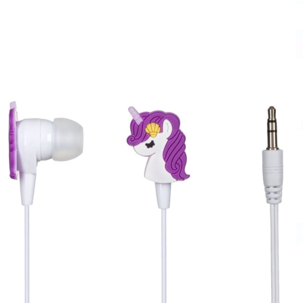 Casti audio tip dop, cu fir, model unicorn, mufa de 3, 5mm stereo