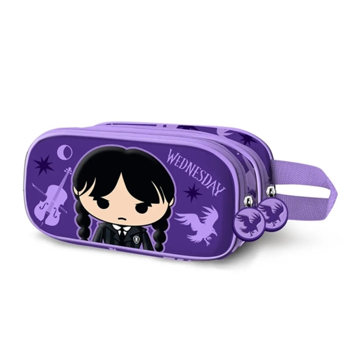 3D Wednesday Chibi tolltartó, Depox®, 2 rekeszes, 22x9,5x8 cm