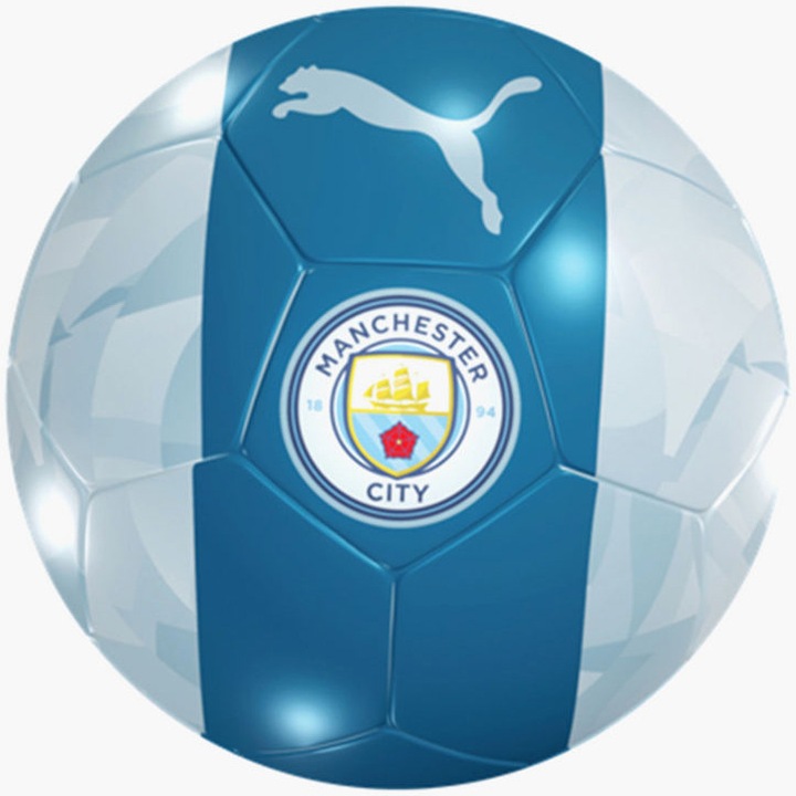 Minge fotbal Puma Manchester City, marime 5, albastru