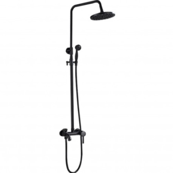 Baterie dus, Blackswan, Tip M68.5, model negru mat, dimensiune 20 cm