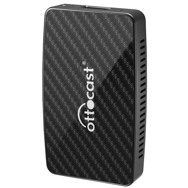 Adaptor wireless, Ottocast Play2Video Pro, compatibil cu Apple CarPlay si Android Auto, Netflix / Youtube / Spotify / IPTV