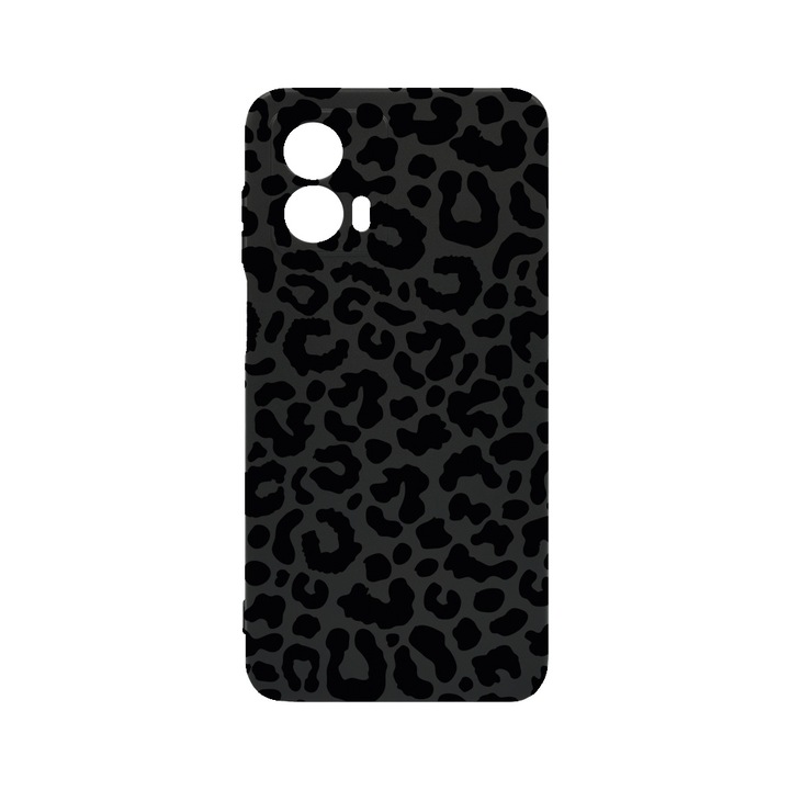 Husa BestCase® Premium Silicon, Compatibila Cu Motorola Moto G24, Leopard, SLIM 1.2MM, Microfibra in interior, Antisoc, Protectie Camera, Margini ridicate pentru protectia ecranului, PB 1057