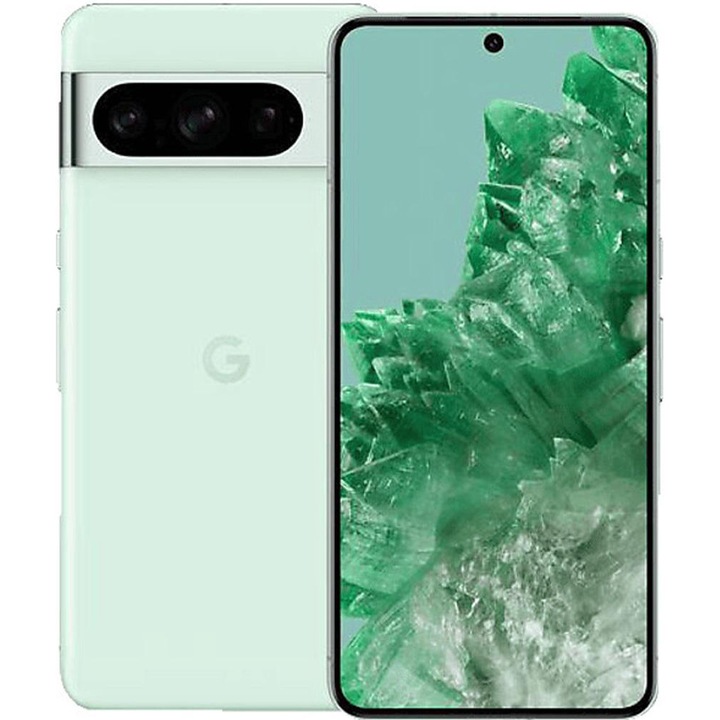 Мобилен телефон Google Pixel 8 Pro, 12GB RAM, 128GB, 5G, Mint