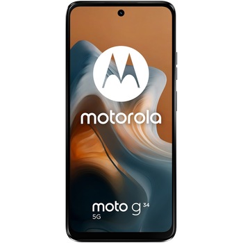 Telefon mobil Motorola Moto g34, 4GB RAM, 64GB, 5G, Charcoal Black Telefon mobil Motorola Moto g34, 4GB RAM, 64GB, 5G, Charcoal Black