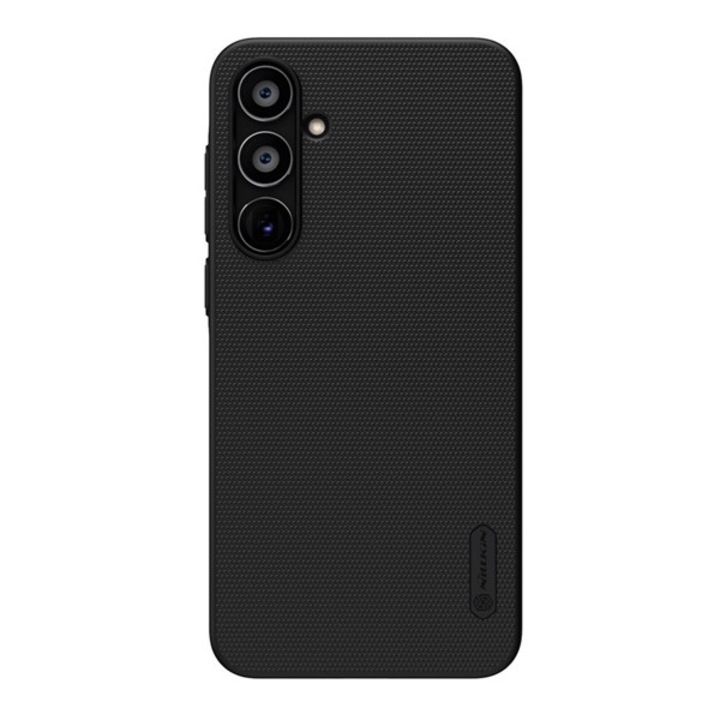 Nillkin super frosted műanyag mobiltelefon tok, gumírozott, érdes felület, fekete, kompatibilis: Samsung Galaxy A35 5G, SM-A356