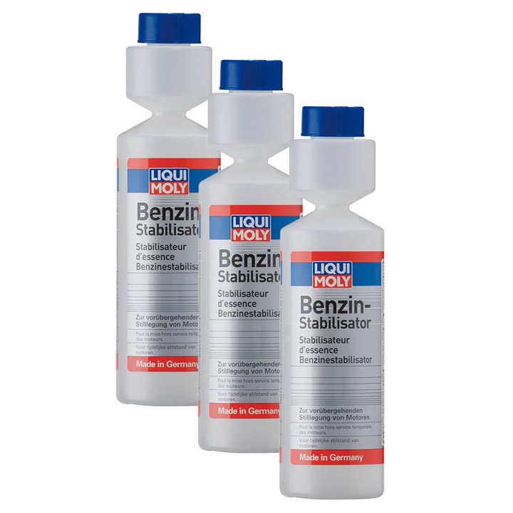 Pachet 3 Aditiv stabilizator benzina Liqui Moly 250 ml