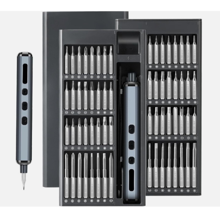 At Performance Precision 64-битов магнитен комплект електрически отвертки Безжичен малък комплект инструменти за часовници Телефони