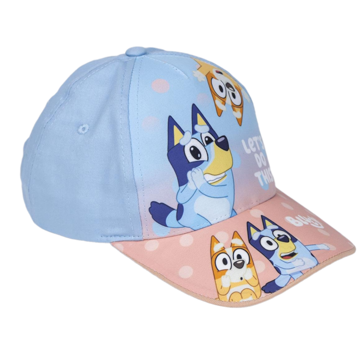 Sapca Let's Do Bluey 22019, 51 cm, Roz