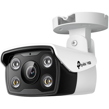 Camera de supraveghere TP-Link VIGI C340(4mm), 4MP HD, PoE, detectare inteligenta, full-color night vision, microfon integrat, suport ONVIF, IP66, control de la distanta
