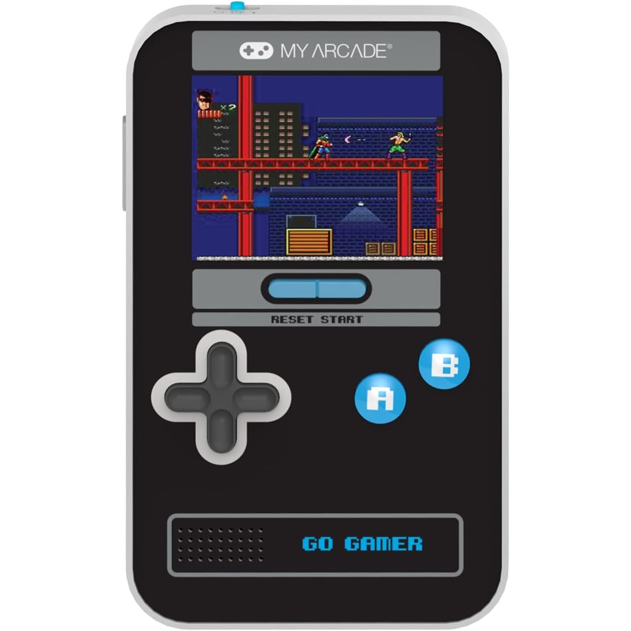 Consola portabila retro Go Gamer Classic 300in1, MyArcade, Negru