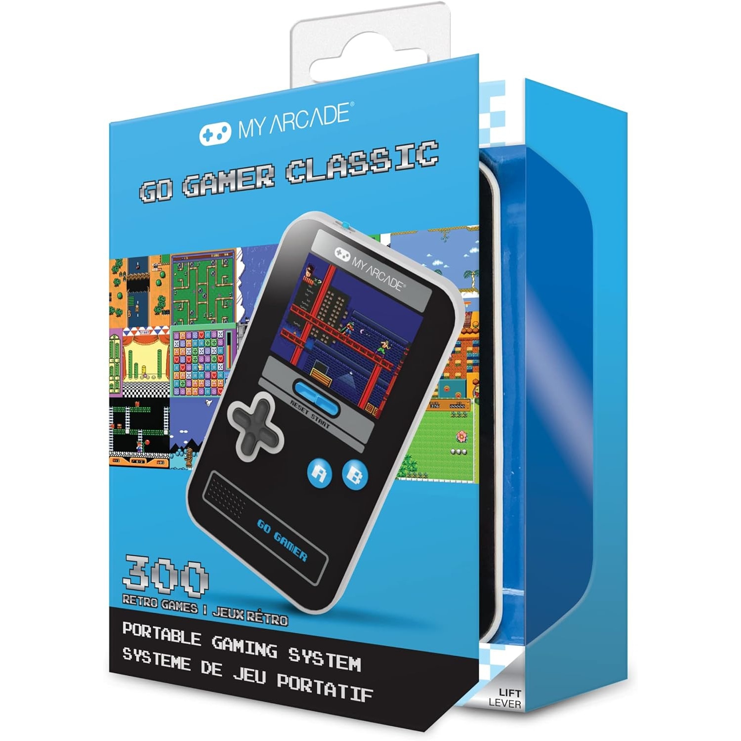 Consola portabila retro Go Gamer Classic 300in1, MyArcade, Negru eMAG.ro