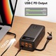 VEGER V5001C Power Bank 56.000mAh - Fekete