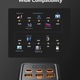 VEGER V5001C Power Bank 56.000mAh - Fekete