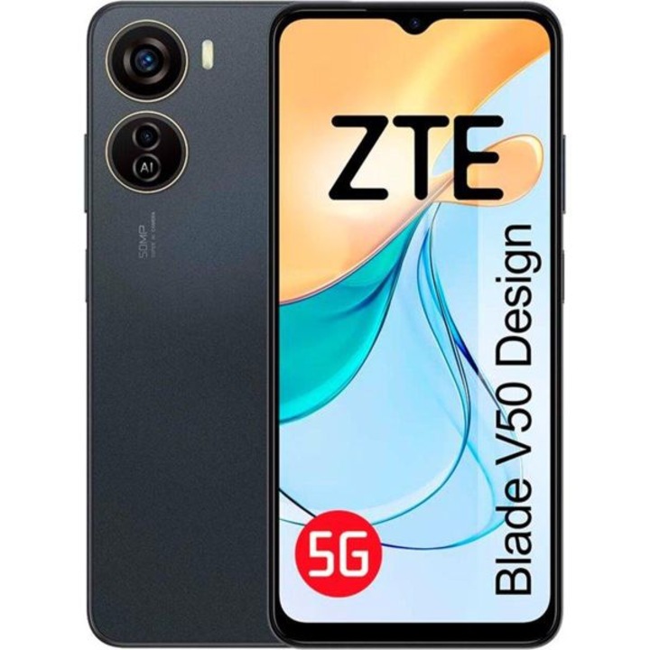 Мобилен телефон ZTE Blade V50 Design 5G, 128GB, 8GB RAM, Dual-SIM, Матово сиво