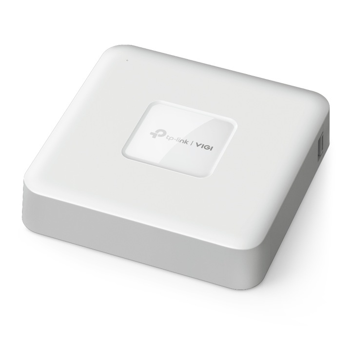 NVR TP-Link VIGI NVR1104H-4P, 4 канала, PoE+ поддръжка, H.265+ видео компресия, ONVIF съвместим, дистанционно управление