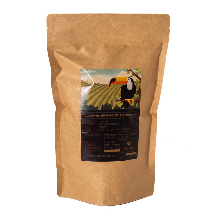 Cafea de Specialitate Boabe Columbia Supremo 0.5 Kg