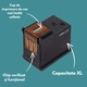Cartus imprimanta HP 304 negru XL, 20 ml, 1090 pagini, tus compatibil cu HP DeskJet 2620 2630 3720 3730 3750 3760 3762 ENVY 5020 5030