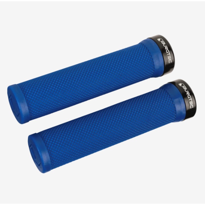 Mansoane premium Burgtec Bartender, diametru 30 mm, full grip, aderenta extrema, albastru